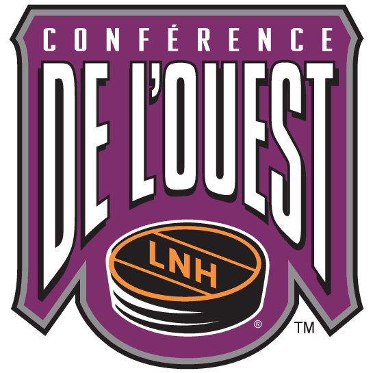 NHL Western Conference 1994-1997 Alt. Language Logo iron on heat transfer
